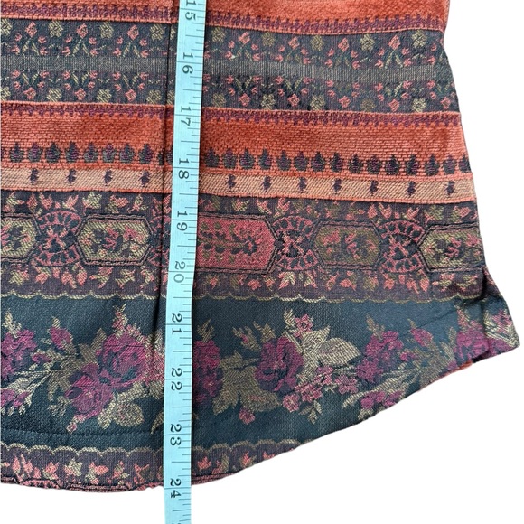 Vintage Christopher and Banks Bohemian Multi Texture Vest Size L - Picture 9 of 11